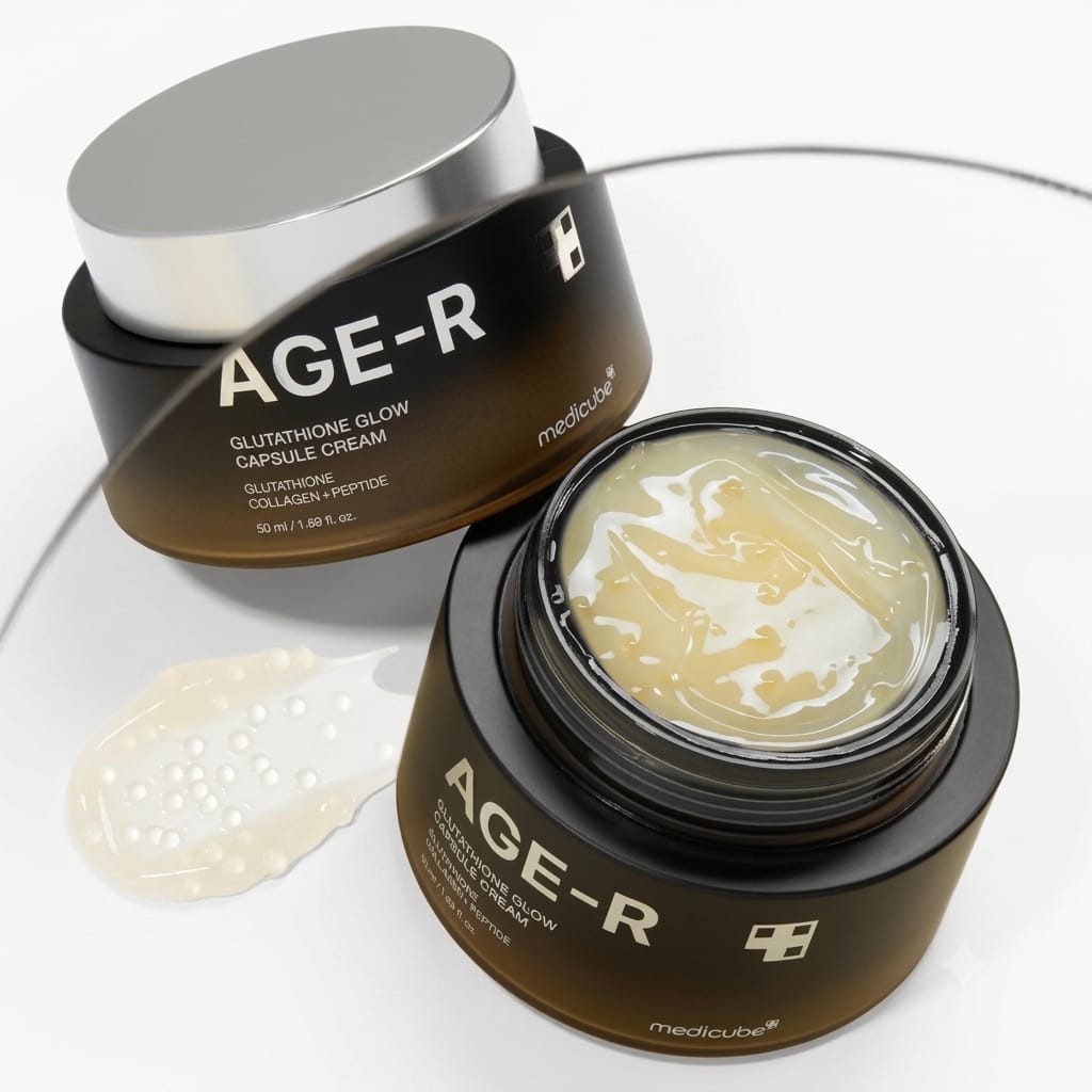 Medicube Age-R Glutathione Glow Capsule Cream (50ml) – Collagen & Peptide Brightening Cream