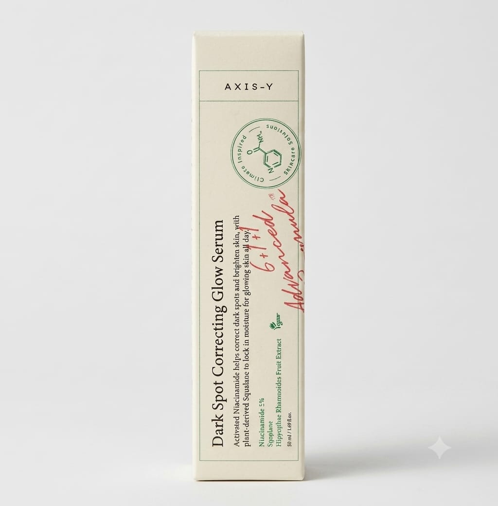 AXIS-Y Dark Spot Correcting Glow Serum 50ml | 5% Niacinamide Brightening Serum for Dark Spots & Uneven Skin Tone