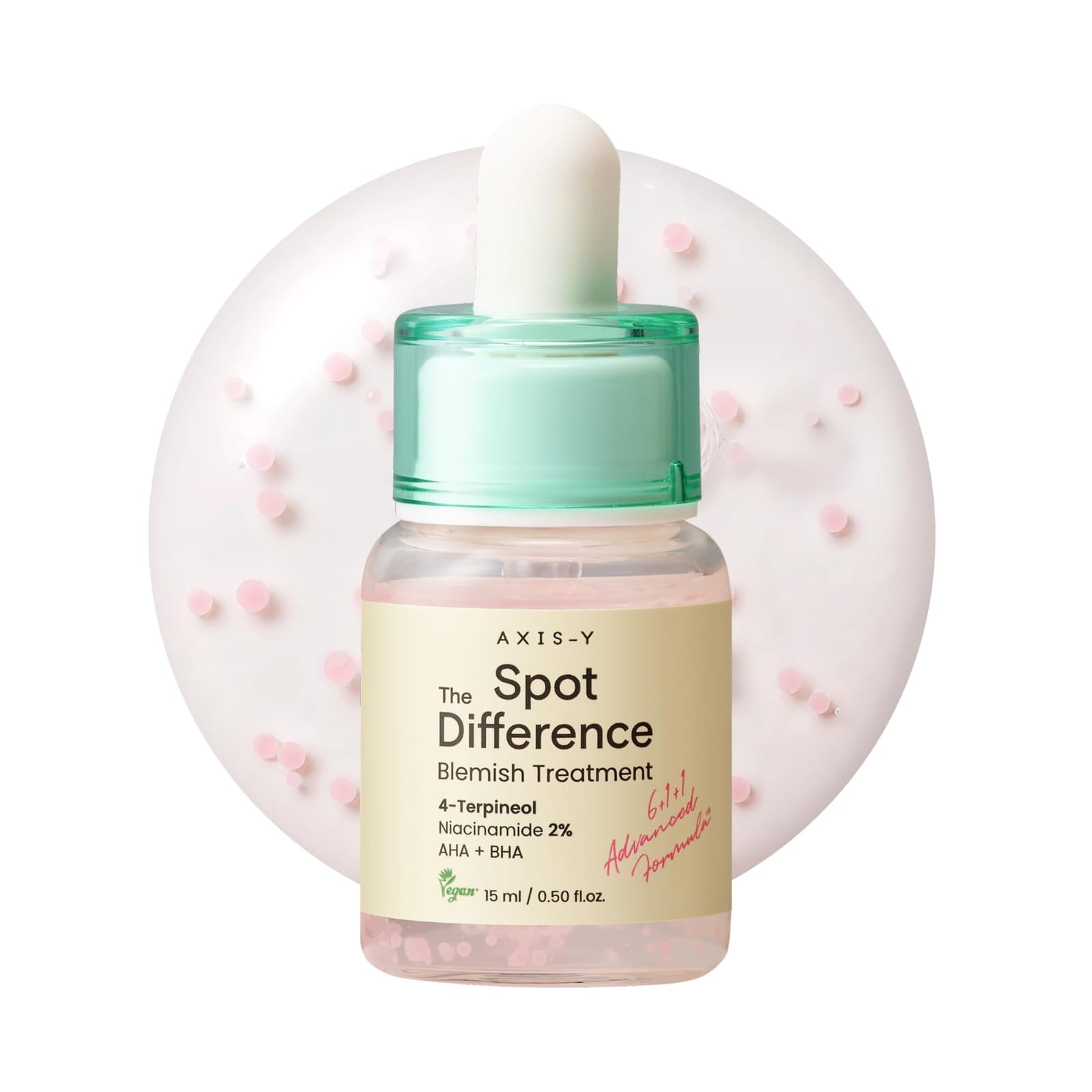 AXIS-Y Spot The Difference Blemish Treatment - 15ml | Acne Gel with Niacinamide 2% & AHA BHA