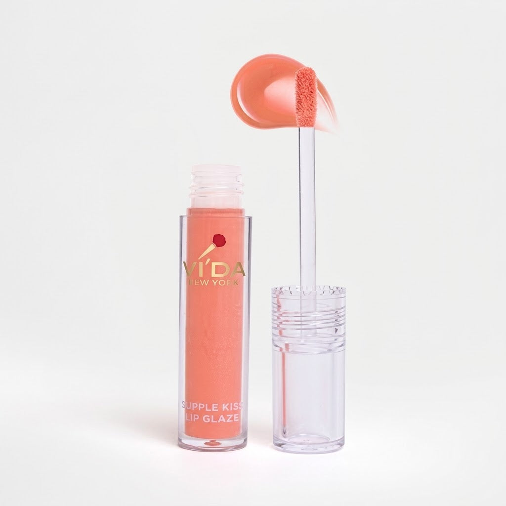 VI'DA New York Supple Kiss Lip Glaze | Hydrating & High-Shine Gloss