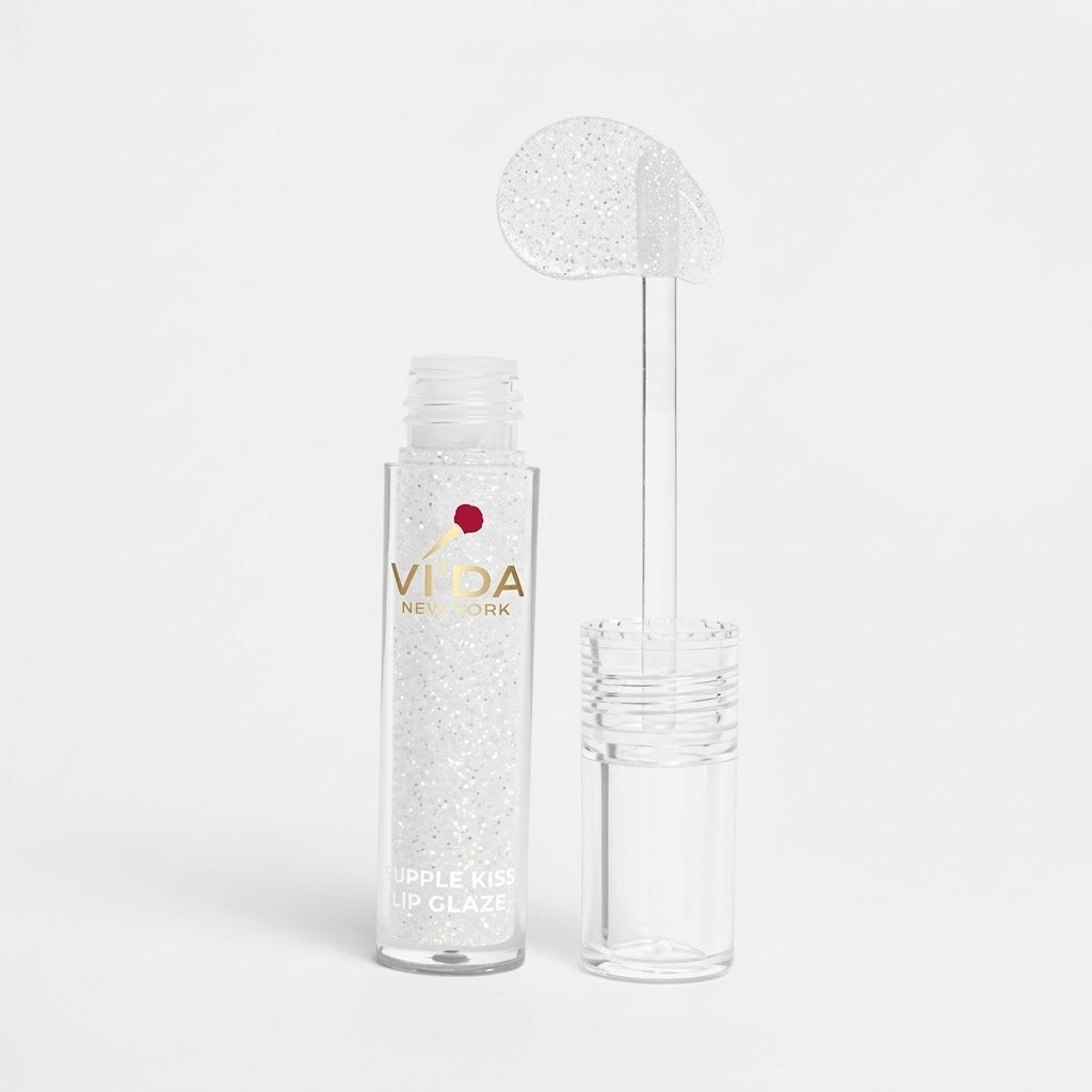 VI'DA New York Supple Kiss Lip Glaze | Hydrating & High-Shine Gloss