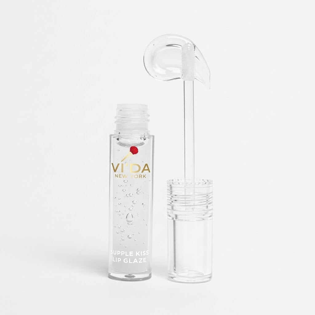 VI'DA New York Supple Kiss Lip Glaze | Hydrating & High-Shine Gloss
