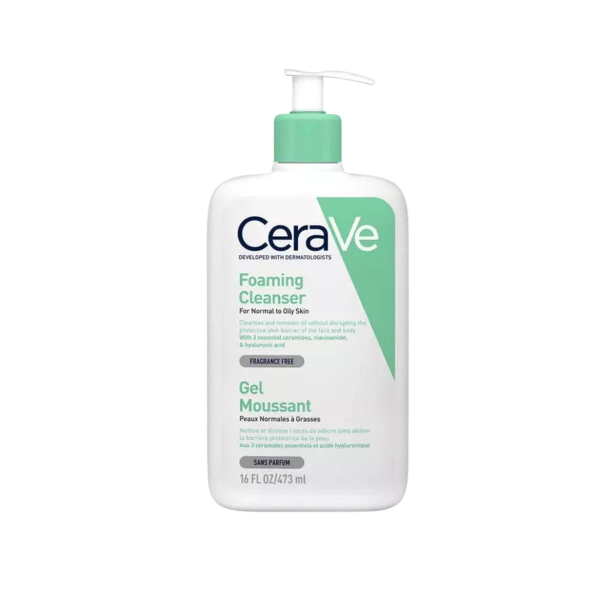 CeraVe Foaming Cleanser – Facial Cleanser for Normal to Oily Skin