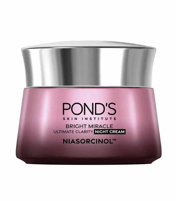Pond's Bright Miracle Ultimate Clarity Night Cream | Niasorcinol