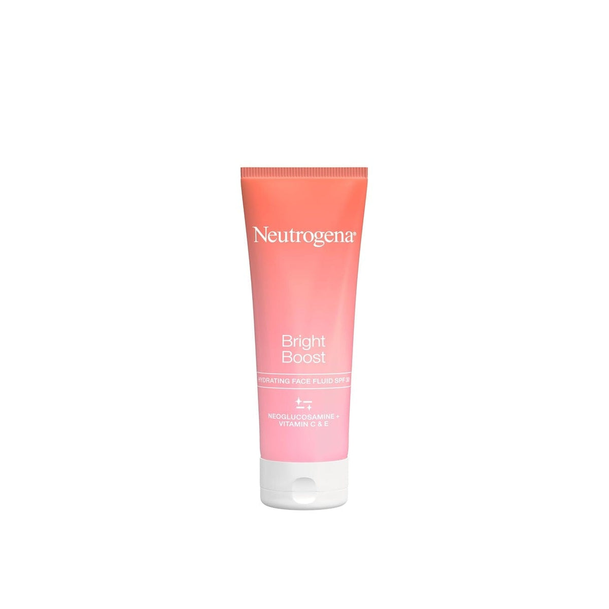 Neutrogena Bright Boost SPF 30 Gel Fluid (50ml) – Daily Facial Sunscreen Moisturiser with Neoglucosamine & Vitamin C & E