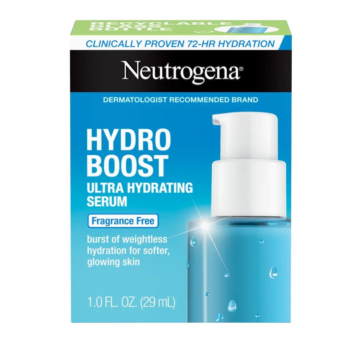 Neutrogena Hydro Boost Ultra Hydrating Serum (30ml) – Daily Hyaluronic Acid Face Serum for Dry Skin