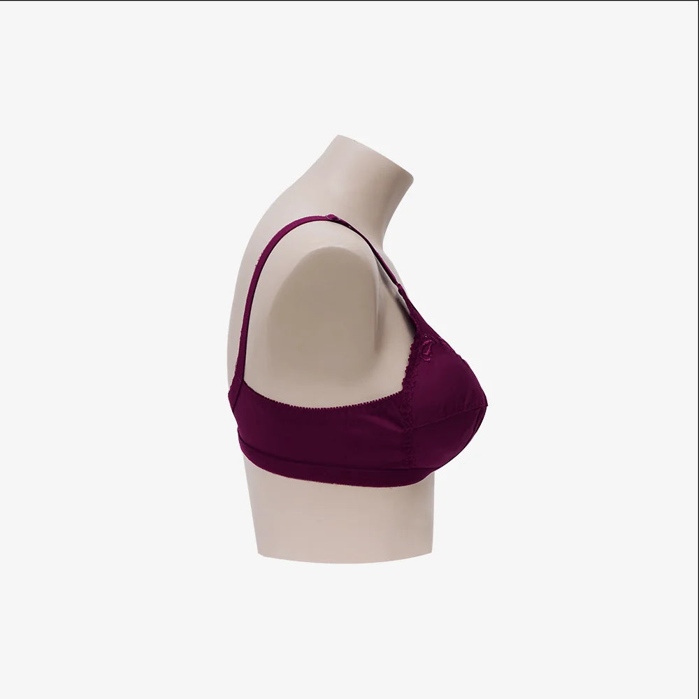 X-Over Cotton Bra with Full Coverage Support