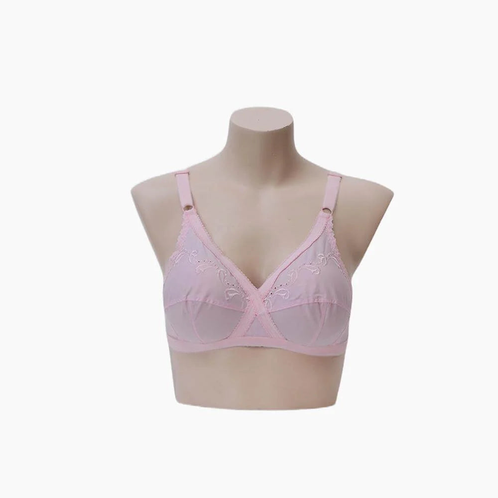 X-Over Cotton Bra with Full Coverage Support