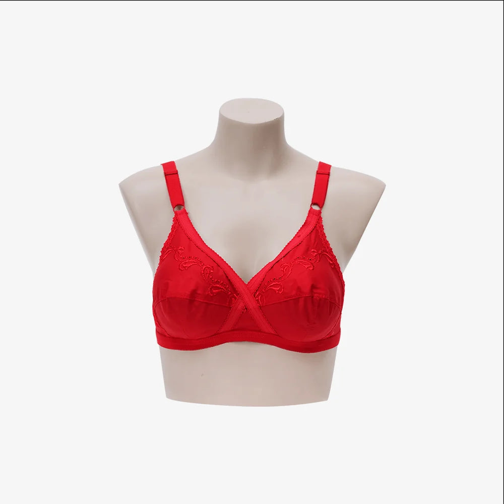 X-Over Cotton Bra with Full Coverage Support