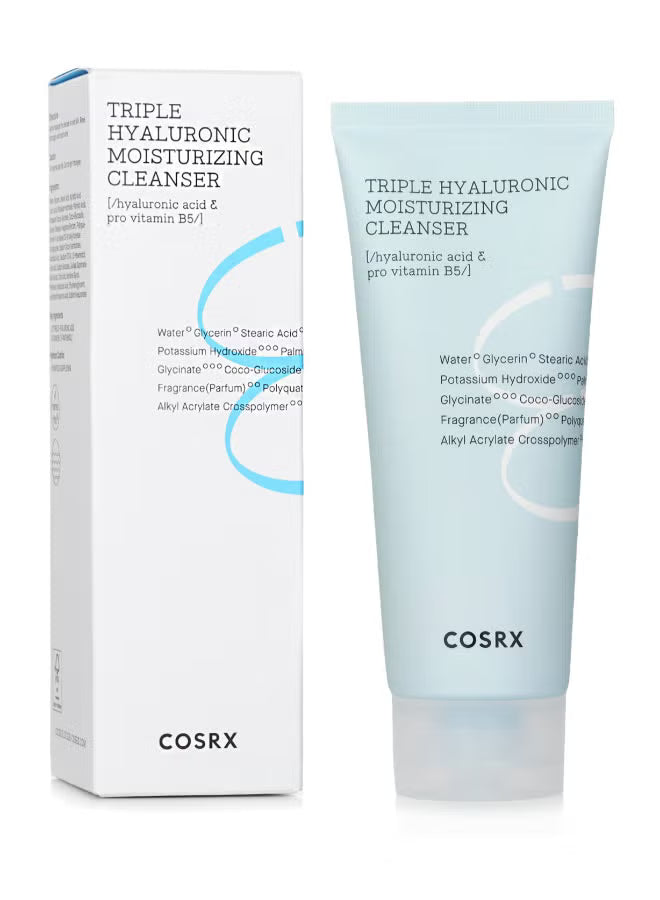 COSRX Triple Hyaluronic Moisturizing Cleanser with Pro Vitamin B5 (150ml)