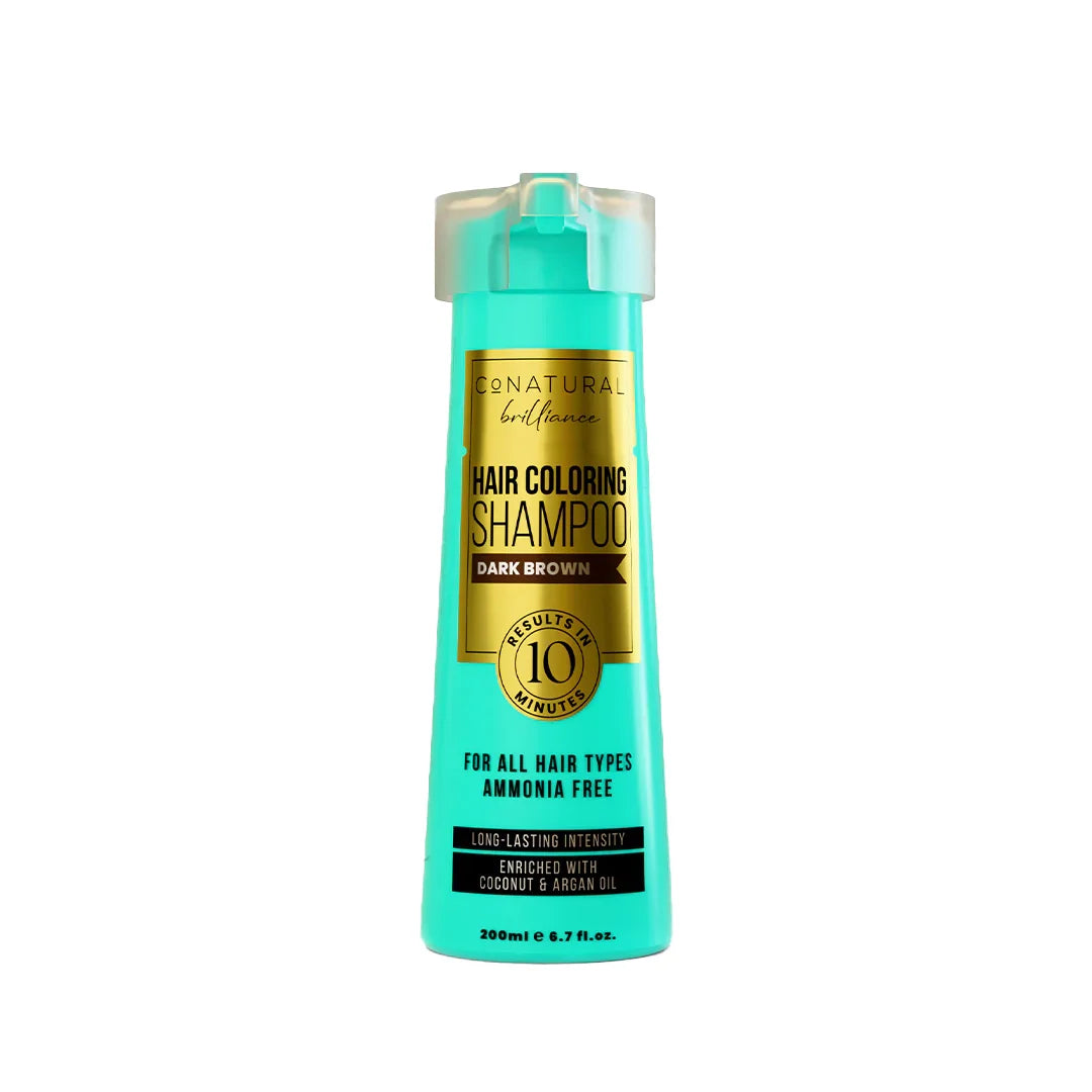 Conatural Hair Coloring Shampoo – Dark Brown