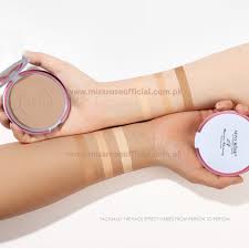 miss rose moisture whitening two way cake 16g