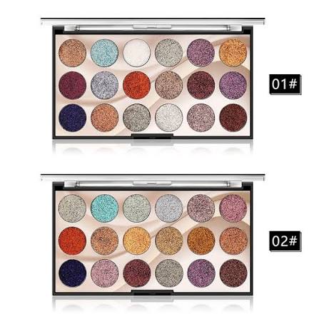 Miss Rose 18 color Mini Glitter Eye palette