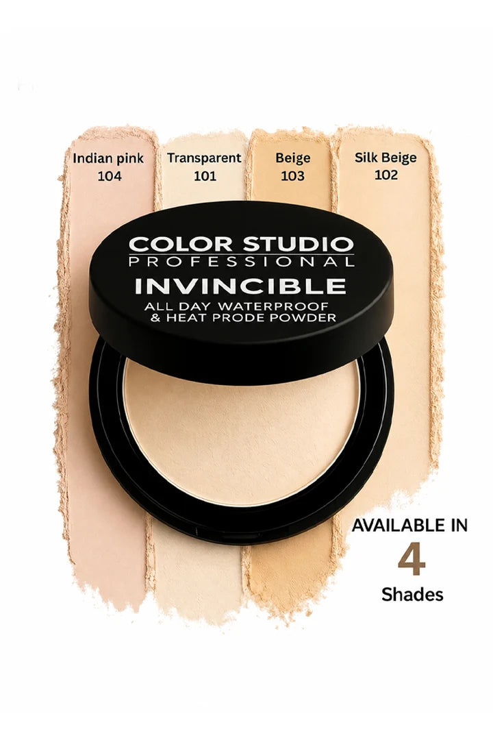 Color Studio Professional Invincible All Day Water Proof & Heat Proof Powder