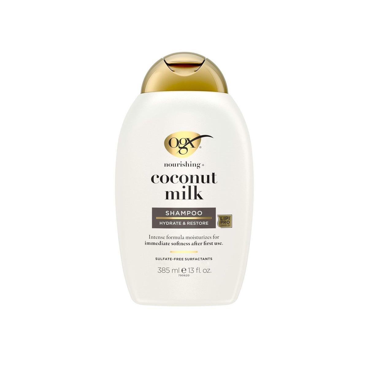 OGX Nourishing Coconut Milk Hydrating & Restoring Shampoo 385ml Sulfate-Free