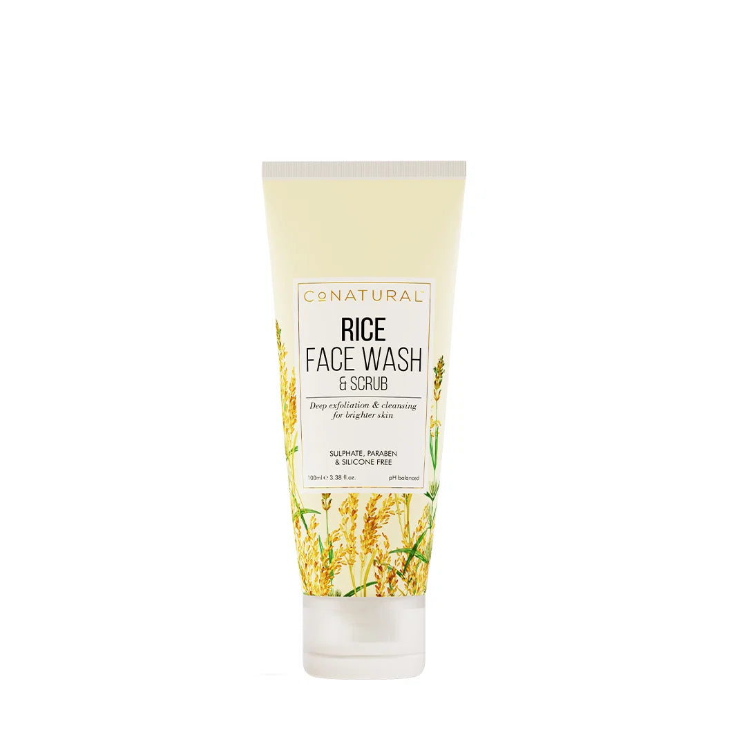 Conatural Rice Face Wash & Scrub 100ml