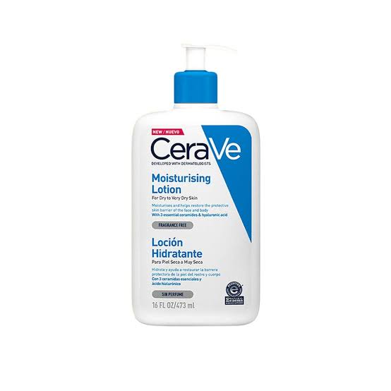 CeraVe Daily Moisturising Lotion for Dry to Very Dry Skin with Essential Ceramides & Hyaluronic Acid