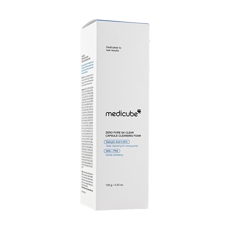 Medicube Pore Zero Clear Capsule Cleansing Foam 120g – Deep Pore Cleansing Face Wash