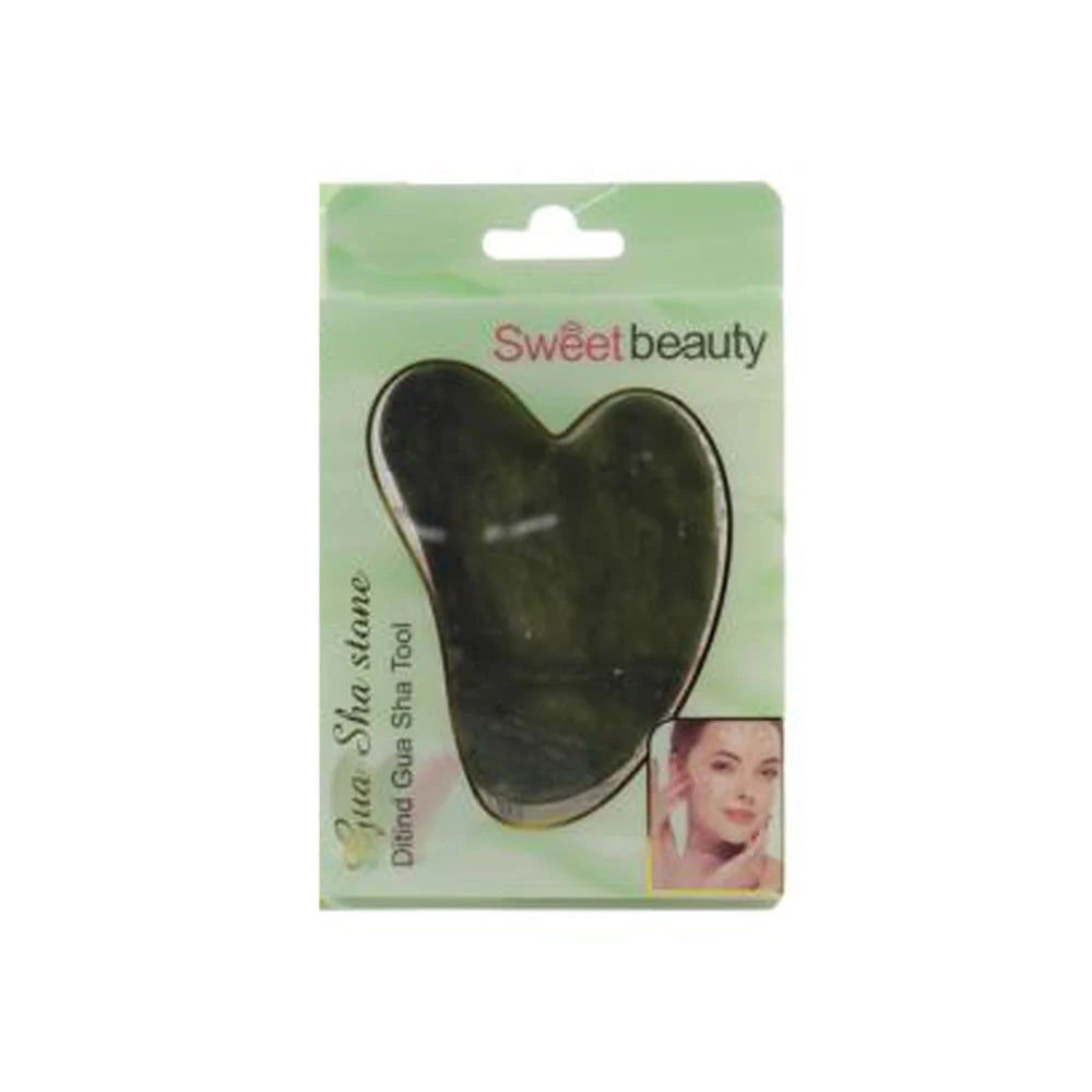 Sweet Beauty Natural Jade Gua Sha Facial Stone Tool