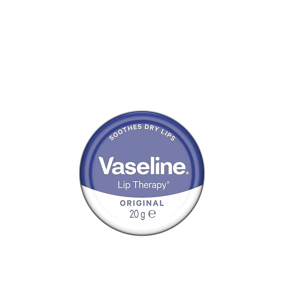 Vaseline Lip Therapy Original Tin (20g) – Soothes & Relieves Dry Lips