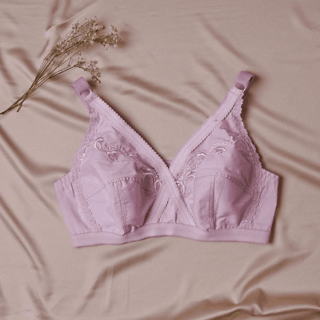 X-Over Cotton Bra with Full Coverage Support